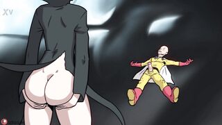 Uncensored Hentai! Tatsumaki fucks Saitama - 8 image