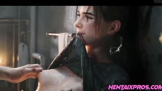 TLoU - Jessie fucks and cumshots Ellie - 3D Animation - 5 image