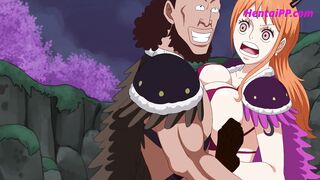 The Best Pirate Nami Gets In Trouble ( Parody Hentai ) - 2 image
