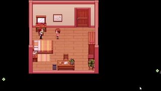 [Hentai Game] Daily life of my countryside -Spanish- PART 8 She gets stuck and her ass pops out and lesbian scene - 10 image