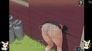 [Hentai Game] Daily life of my countryside -Spanish- PART 8 She gets stuck and her ass pops out and lesbian scene - 5 image