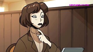 ORDER COMPLETED! Huge Barista Delivers Her Ass Instead Of Coffee - Cartoon Porn Parody - 3 image