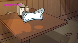 ORDER COMPLETED! Huge Barista Delivers Her Ass Instead Of Coffee - Cartoon Porn Parody - 8 image