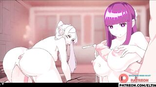 Fern And Frieren Hot Gangbang Fuck And Creampie | Best Anime Hentai 4k 60fps - 10 image