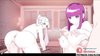 Fern And Frieren Hot Gangbang Fuck And Creampie | Best Anime Hentai 4k 60fps