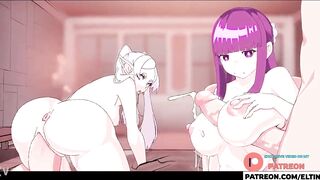 Fern And Frieren Hot Gangbang Fuck And Creampie | Best Anime Hentai 4k 60fps - 8 image