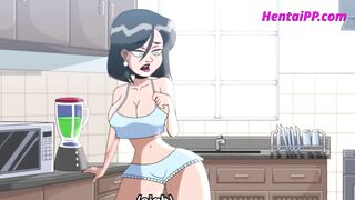 Busty Mommy Help Stepson To Cum ( Cartoon Uncensored ) - 3 image