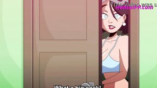 Busty Mommy Help Stepson To Cum ( Cartoon Uncensored ) - 4 image