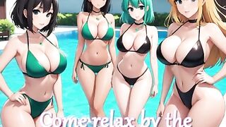 Hundreds of Sexy Anime Girls on Paradise Island! - 3 image