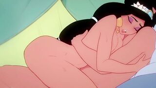 Princess Jasmine Need A Bigger Cock ( JasJas Nights Animation ) - XXX Parody