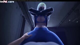 Sex with Short Haired Big Boobs - 6 image