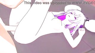 Castorice eats hot cum in the kitchen - honkai star rail hentai - anime sex 3d - 6 image