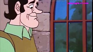 Little Red Riding Hood - Queens Castle Gangbang Scene - Vintage Cartoon Porn - 6 image