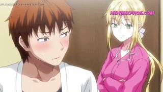 Hot blonde girl sucked my dick while I was dreaming - Hentai Uncensored