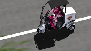 3d - Extra service from deliver pizza with a big tits - 1 image