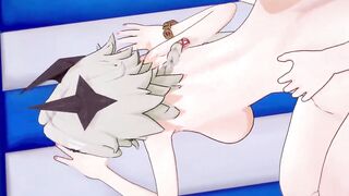 Ceaser has some wet sex on the beach - zenless zone zero hentai - 3 image