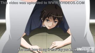 Touching her Sneakily in Public! - Hentai [Subtitled] - 5 image