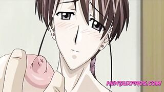 Balls sucking, pussy licking and fucking hentai - Uncensored - 9 image