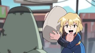 Vault Girl - Teenage Blonde Get Fucked With Robot - Uncensored ( Cartoon Parody ) - 9 image