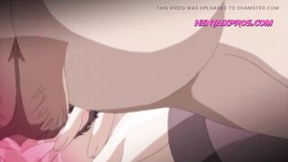 Threesome creampie pussy and anal fuck - Uncensored Hentai