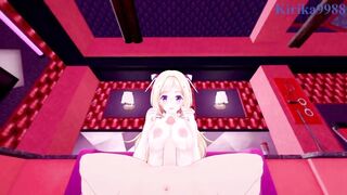 Shirogane Noel and Aki Rosenthal intense sex. - Hololive VTuber POV Hentai