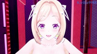 Shirogane Noel and Aki Rosenthal intense sex. - Hololive VTuber POV Hentai