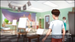 Locker room fun with Judith. Voice included. Summertime saga. AII include - 2 image