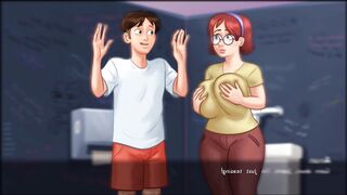 Locker room fun with Judith. Voice included. Summertime saga. AII include - 4 image