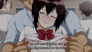 SCHOOLGIRL - Virgin schoolgirl gets fucked in a train - xhentaitaboo