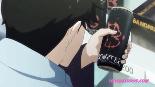 Virgin Gamer gets his cock sucked for the first time by bored horny blonde step sis - Uncensored Hentai - 2 image