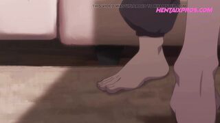 Virgin Gamer gets his cock sucked for the first time by bored horny blonde step sis - Uncensored Hentai - 6 image