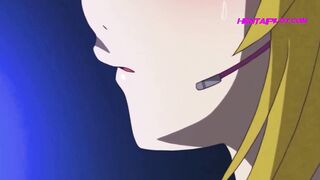 Girl With Huge Tits Having Her First Anal Fuck And Creampie - Uncensored Hentai - 2 image