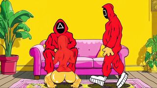 Cuckold Compilation Animation: Wives Having Fun With Big Hard Cocks While Their Cuckold Husbands Are Busy At Work.. - 10 image