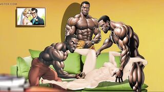 Cuckold Compilation Animation: Wives Having Fun With Big Hard Cocks While Their Cuckold Husbands Are Busy At Work.. - 7 image