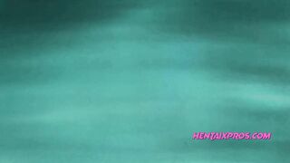 Big cock sucking and cum in mouth, swallowing cum - Anime Hentai Uncensored - 1 image