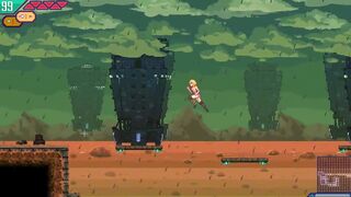 Hentai game. Busty blonde girl fucking (Demo version) - 5 image