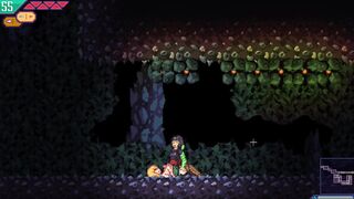 Hentai game. Busty blonde girl fucking (Demo version) - 8 image