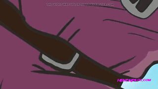 Old Man With Big Boner Fucks Bulma From Dragon Ball - Cartoon Porn Parody ( Uncensored ) - 6 image