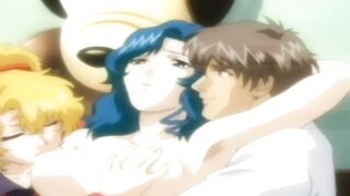 Wife cheats on her husband with young boy - Anime Uncensored - 9 image