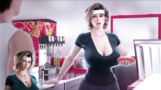 He fuck his stepmom in kitchen and cum on her - 2 image