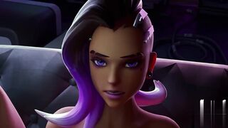 Dva sombra getting fucked hard with moster cock blowjob sex fuck - 2 image