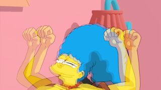 Marge enjoys pleasure with Carl  - 1 image
