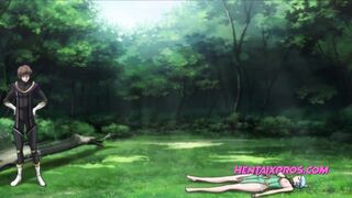 Hentai - Nature Doggystyle and Cumshot in Mouth - 1 image
