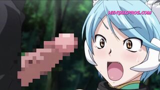 Hentai - Nature Doggystyle and Cumshot in Mouth - 5 image