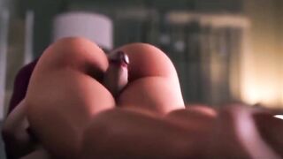 Fucking and cum inside her pussy