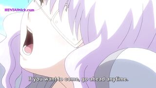 The Cleaning Lady got Caught - Double Penetration in Public Garden - Exclusive Hentai - SUB