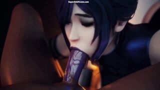 Psylocke Character Got BLACKED Hard ( EXCLUSIVE 3D Animation ) - 4 image