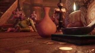 Orcs And Dwarves By Nyl (Futa Hentai Animation) - 4 image