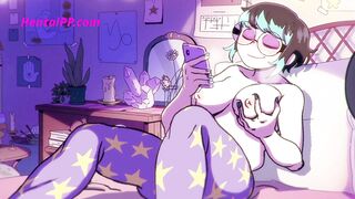 Princess Fuck And Talk At Phone ( Pillow Princess ) - Hentai Parody - 8 image