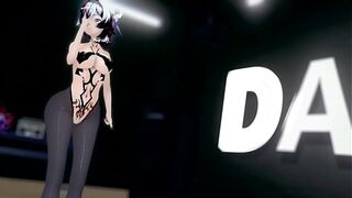 Genshin Eula Hentai Hot Sexy Dance Good Night Kiss MMD 3D Dark Crimson Hair (CLIP) - 1 image